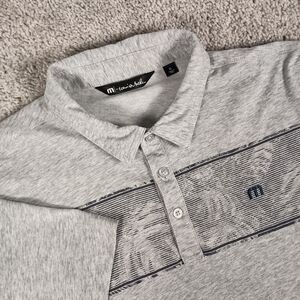 Travis Matthew Make Camp XL Heather Grey Mens Polo Shirt